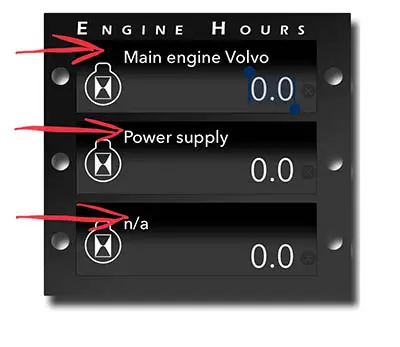 Una entrada sobre las horas de funcionamiento del motor